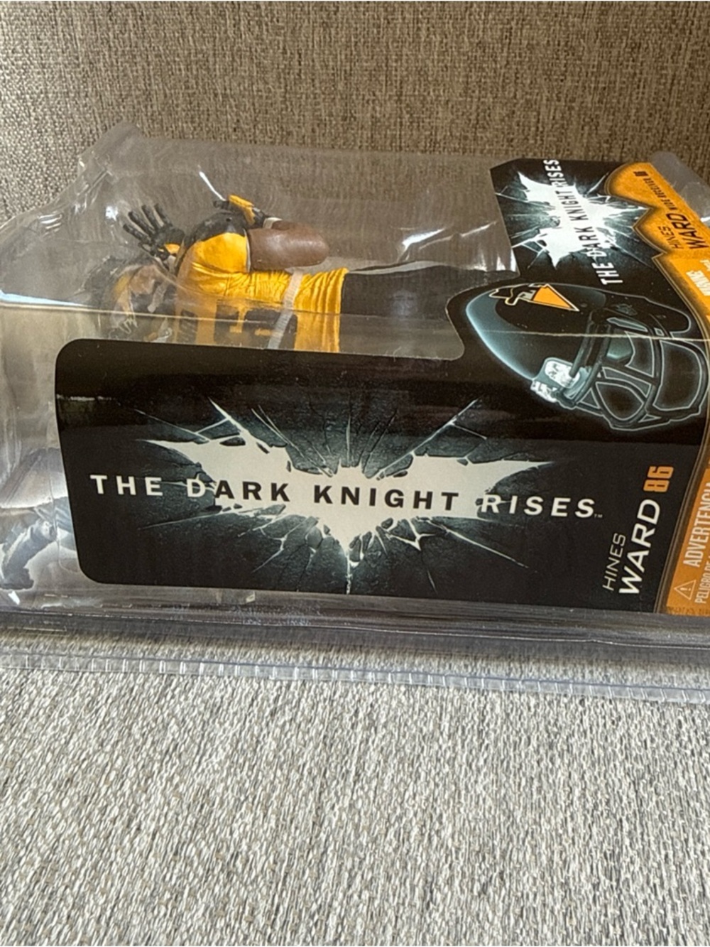 Mcfarlane Hines Ward Action Figure WR Gotham Rogues Dark Knight Rises RARE! 2012 - Picture 16 of 17
